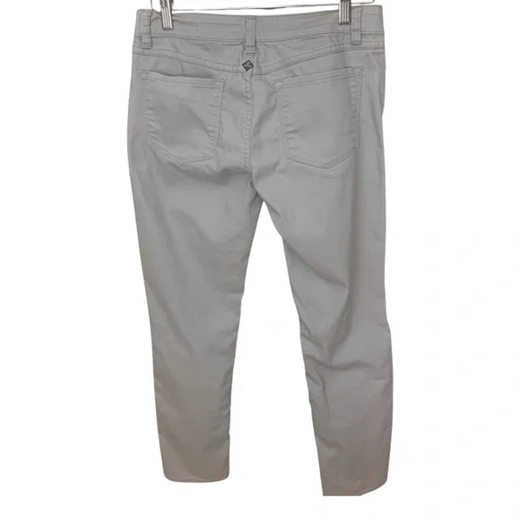 PRANA Kara Slim Leg Low Rise Stretch Jeans Light Grey Style# W4KARA115 Size 4/27 - Picture 9 of 14